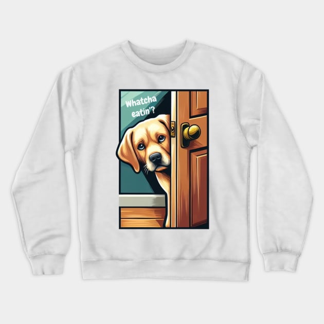 whatcha eatin Crewneck Sweatshirt by Ideal Action